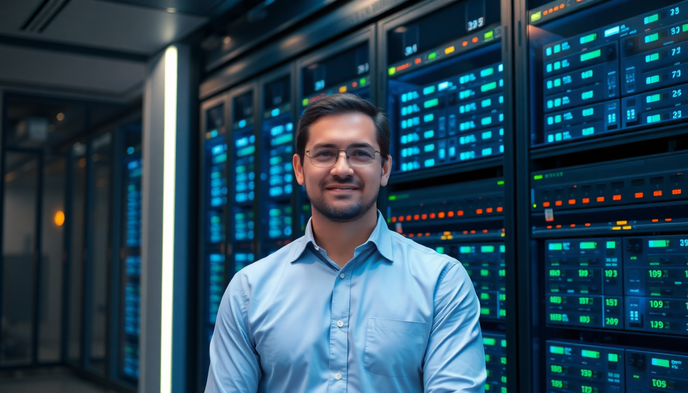 dedicated server illustration