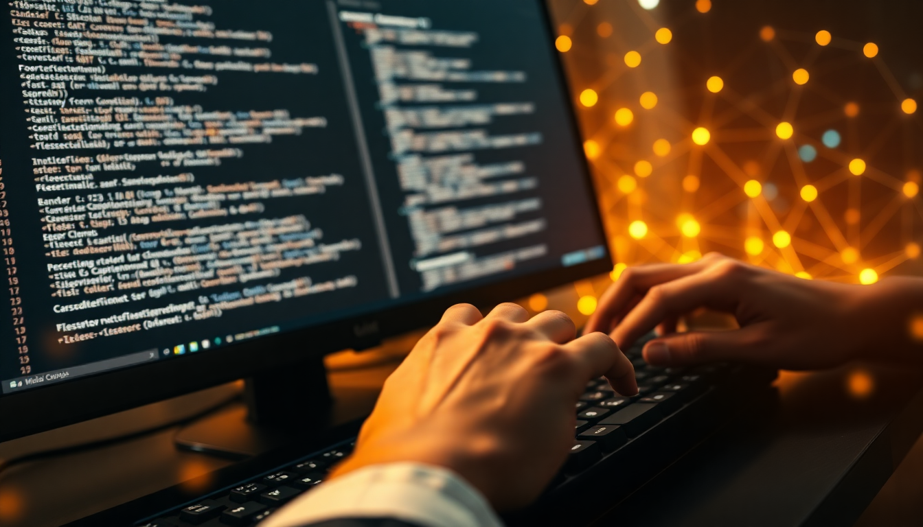 web application development illustration