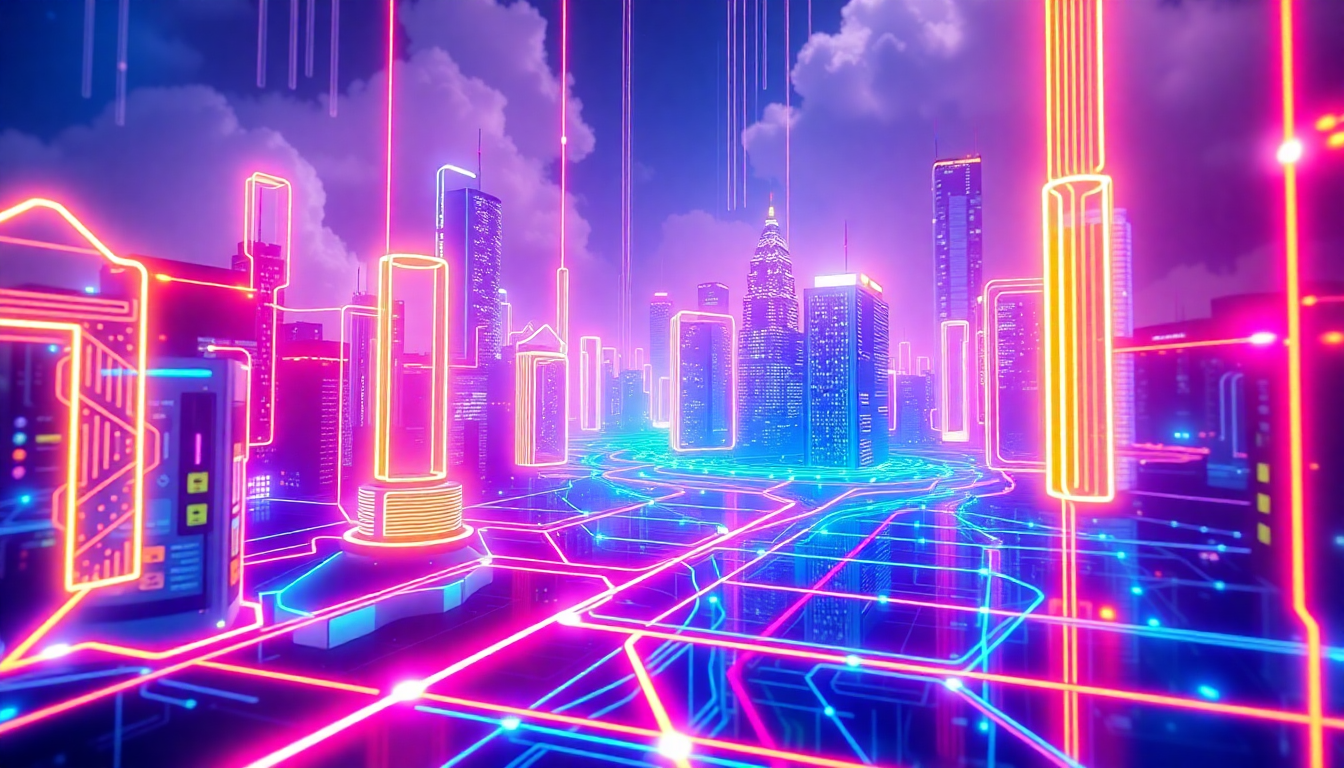 saas platform development illustration