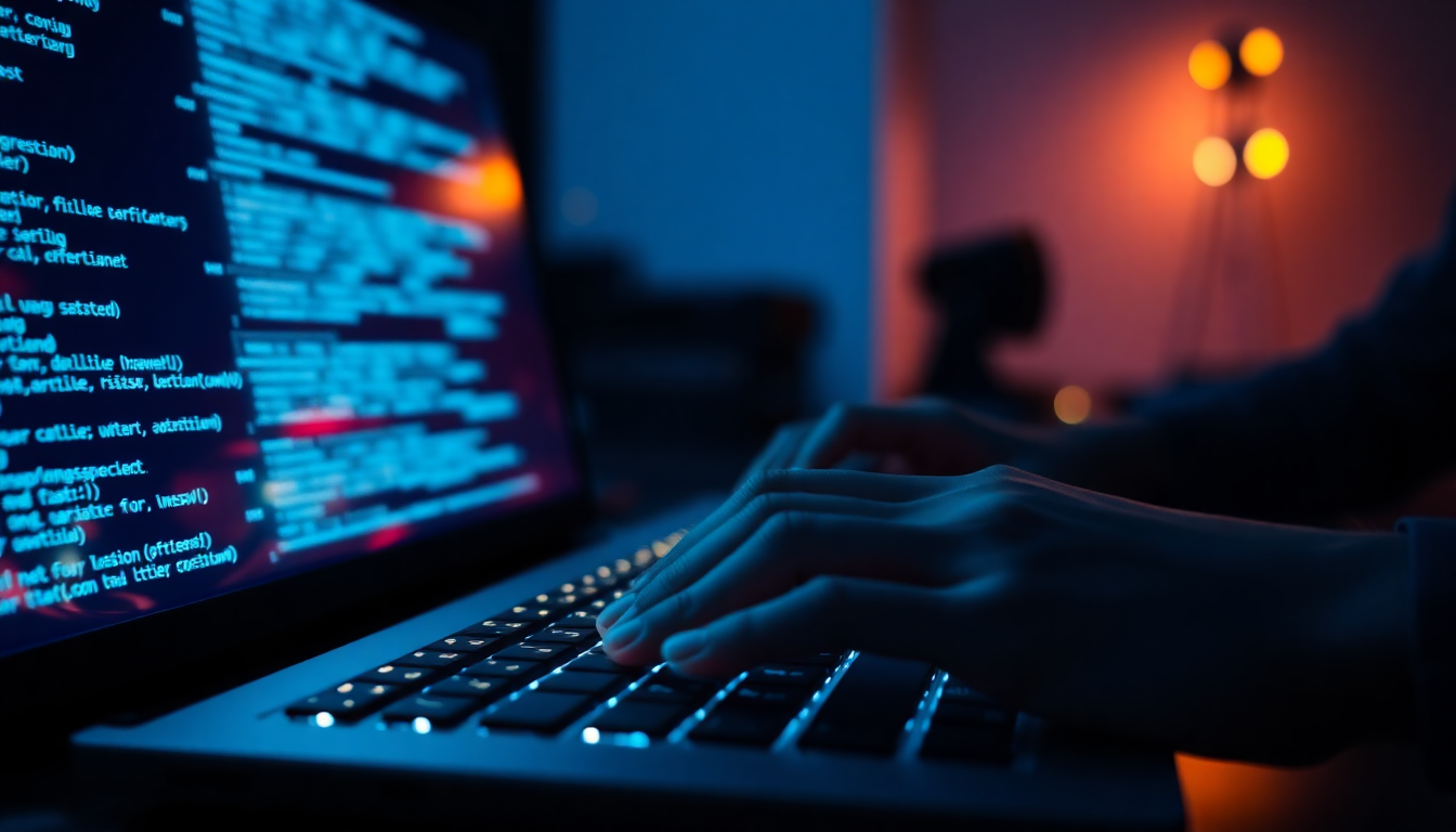 typescript developer illustration