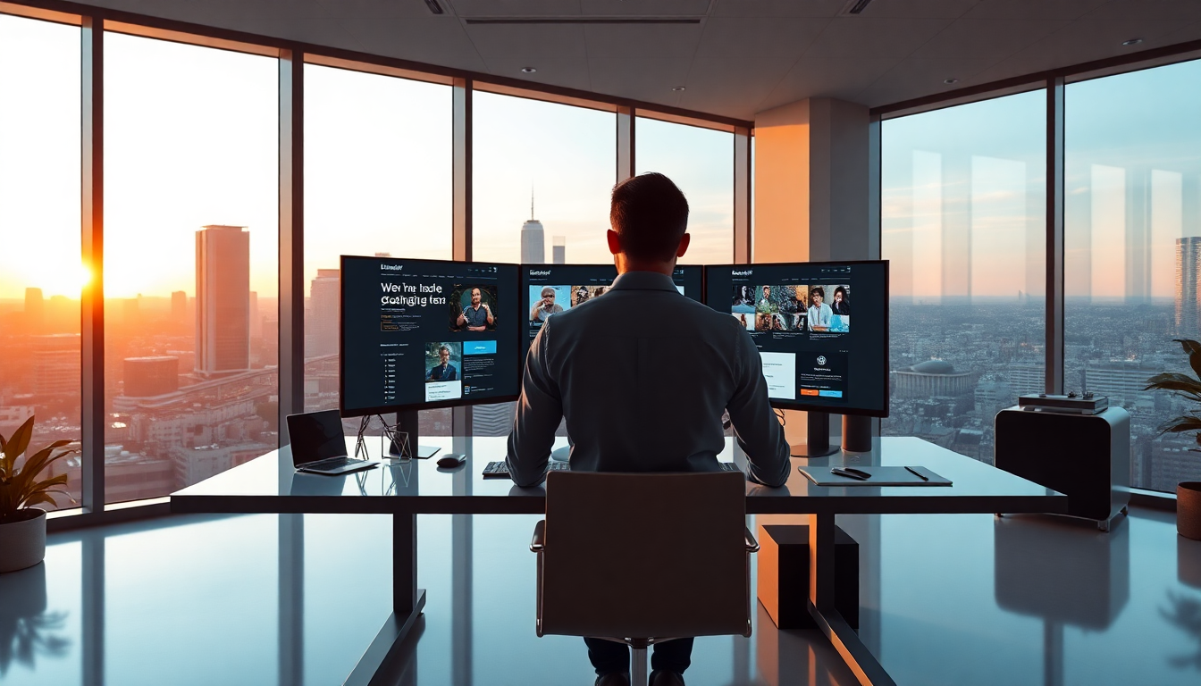 website redesign services showcase